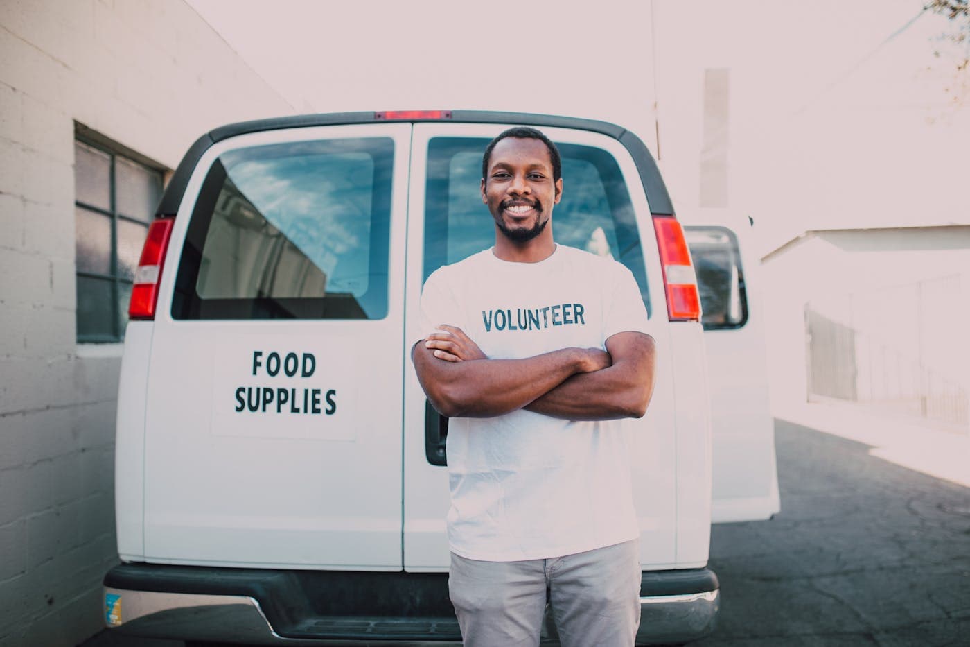 Hot meal being served